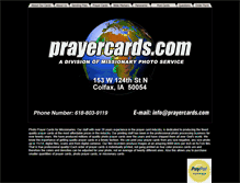 Tablet Screenshot of prayercards.com